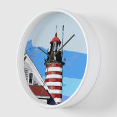 西岸壁時計 壁時計 (傾斜)