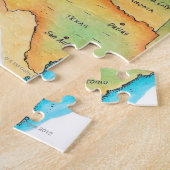 西州の地統一された図 ジグソーパズル (側面)