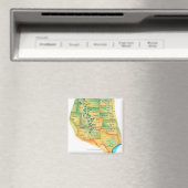 西州の地統一された図 マグネット (インサイチュ (食洗機))