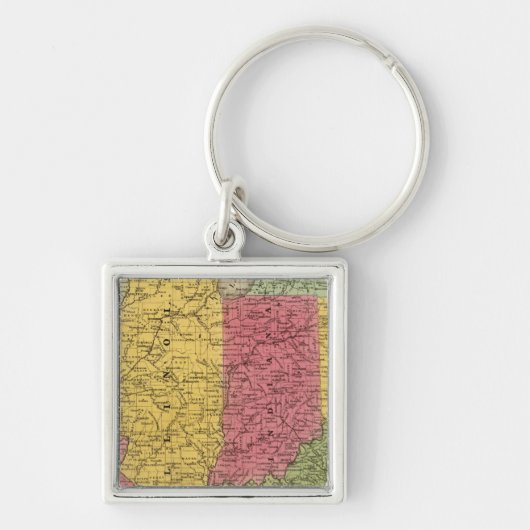 西州，米国 キーホルダー (正面)