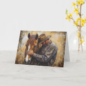 西心地よいと平原からの平和 カード (黄色い花)