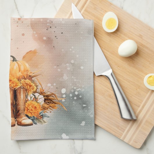 西感謝祭 キッチンタオル (四つ折り)