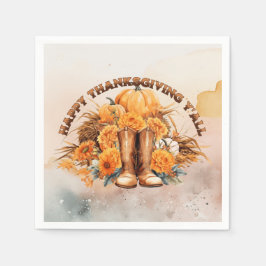 西感謝祭 スタンダードカクテルナプキン
