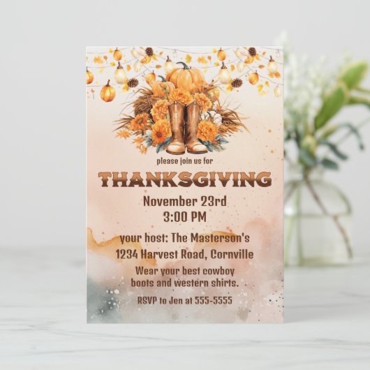 西感謝祭 招待状 (スタンド正面)