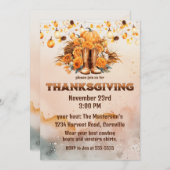 西感謝祭 招待状 (正面/裏面)