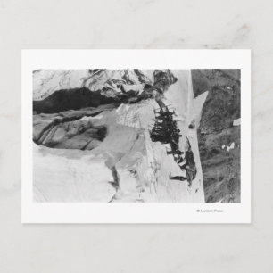 西方氷河の登山者であるレイニエ山 ポストカード