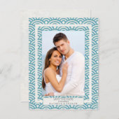 西日本の海波が日付写真を保存 案内ポストカード (正面/裏面)