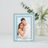 西日本の海波が日付写真を保存 案内ポストカード (スタンド正面)