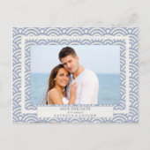 西日本の海波が日付写真を保存 案内ポストカード (正面)