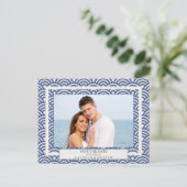 西日本の海波が日付写真を保存 案内ポストカード (スタンド正面)