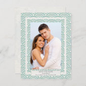 西日本の海波が日付写真を保存 案内ポストカード (正面/裏面)