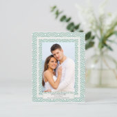 西日本の海波が日付写真を保存 案内ポストカード (スタンド正面)