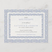 西日本の海波の日付を保存No Photo 案内ポストカード (正面)