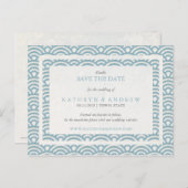 西日本の海波の日付を保存No Photo 案内ポストカード (正面/裏面)