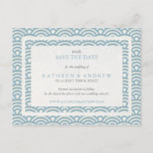 西日本の海波の日付を保存No Photo 案内ポストカード (正面)