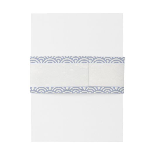 西日本の海波エレガントソフトパープルブルー 招待状ベリーバンド (裏面例)