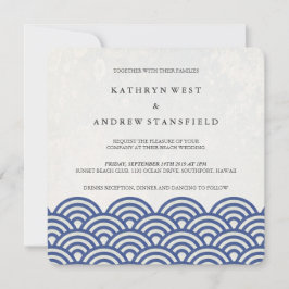 西日本の海波エレガントビーチ結婚式 招待状