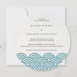 西日本の海波エレガントビーチ結婚式 招待状