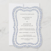 西日本の海波エレガントビーチ結婚式 招待状 (正面)