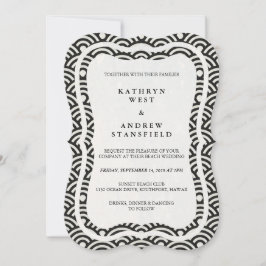 西日本の海波エレガントビーチ結婚式 招待状