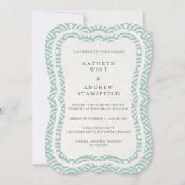 西日本の海波エレガントビーチ結婚式 招待状