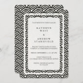 西日本の海波エレガントビーチ結婚式 招待状 (正面/裏面)