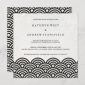 西日本の海波エレガントビーチ結婚式 招待状 (正面/裏面)