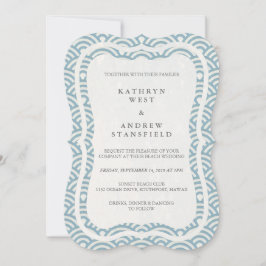 西日本の海波エレガントビーチ結婚式 招待状