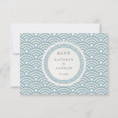 西日本の海波エレガントビーチ結婚式RSVP 出欠カード (裏面)