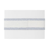 西日本の海波モダンソフトパープルブルー 招待状ベリーバンド (裏面例)