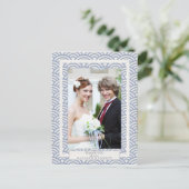 西日本の海結婚波さん感謝写真カスタム写真 ポストカード (スタンド正面)