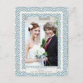 西日本の海結婚波さん感謝写真カスタム写真 ポストカード (正面)