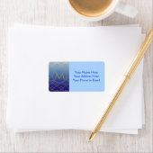 西日本の海羽ホタテ王室のプグラデーション青金ゴールド ラベル (インサイチュ)