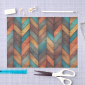 西木フェイクタイル模様 薄葉紙 (クラフト)