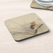 西村グーンの早咲きヴィンテージフクロウ コースター (左側)