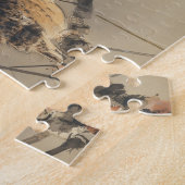 西村グーンの早咲きヴィンテージフクロウ ジグソーパズル (側面)