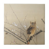 西村グーンの早咲きヴィンテージフクロウ タイル (正面)