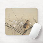 西村グーンの早咲きヴィンテージフクロウ マウスパッド (マウス)