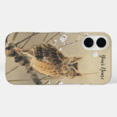 西村五雲作 早春梅にフクロウ Case-Mate iPhoneケース (裏面 (横))