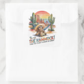 西欧おもしろい退職パーティー スクエアシール (バッグ)