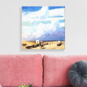 西欧アートNCワイエス「カバードワゴン」 キャンバスプリント (インサイチュ (リビング))