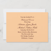 西欧諸国のカウボーイの結婚式のリハーサルの夕食 招待状 (正面)