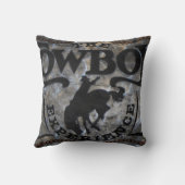 西欧諸国のスタンピードの馬のカウボーイのロデオ クッション (裏面)