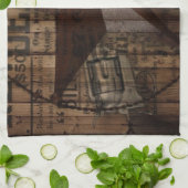 西欧諸国のテキサス州の初期のな野生の単独星 キッチンタオル (折り畳み)