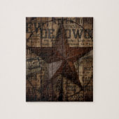 西欧諸国のテキサス州の初期のな野生の単独星 ジグソーパズル (縦)