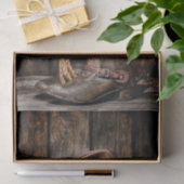 西欧諸国の茶色の納屋の木製のカウボーイ・ブーツ 薄葉紙 (ギフト)