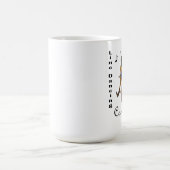 西欧諸国の"ラインダンスの女性のカーボーイ"コーヒーカップ コーヒーマグカップ (中央)