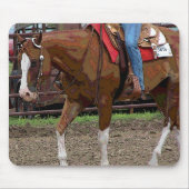 西欧馬のマンガ効果 マウスパッド (正面)