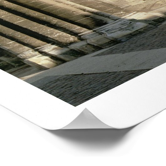 西正面の表示（写真） ポスター (角)