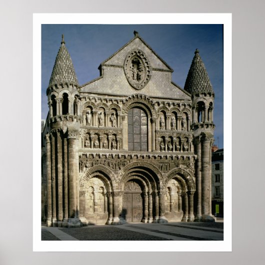 西正面の表示（写真） ポスター (正面)